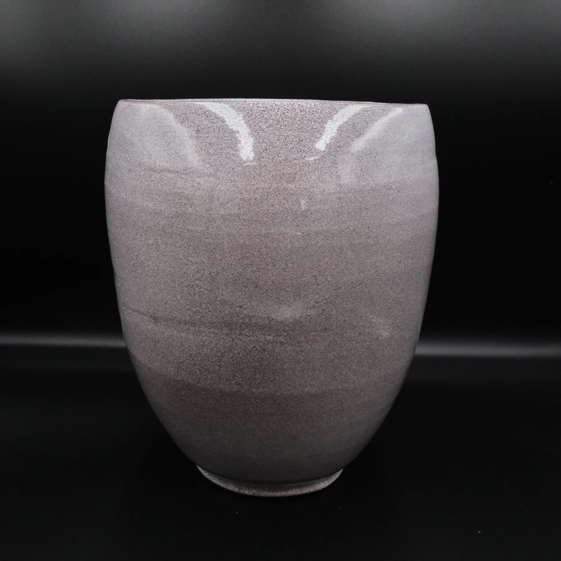 Knight Bust, a flat-topped grey vessel